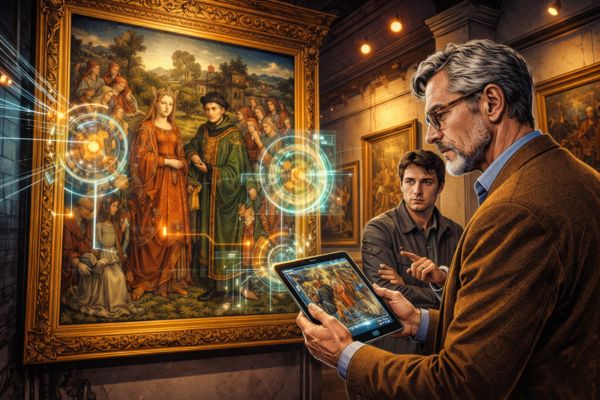 authenticité Van Eyck image scene